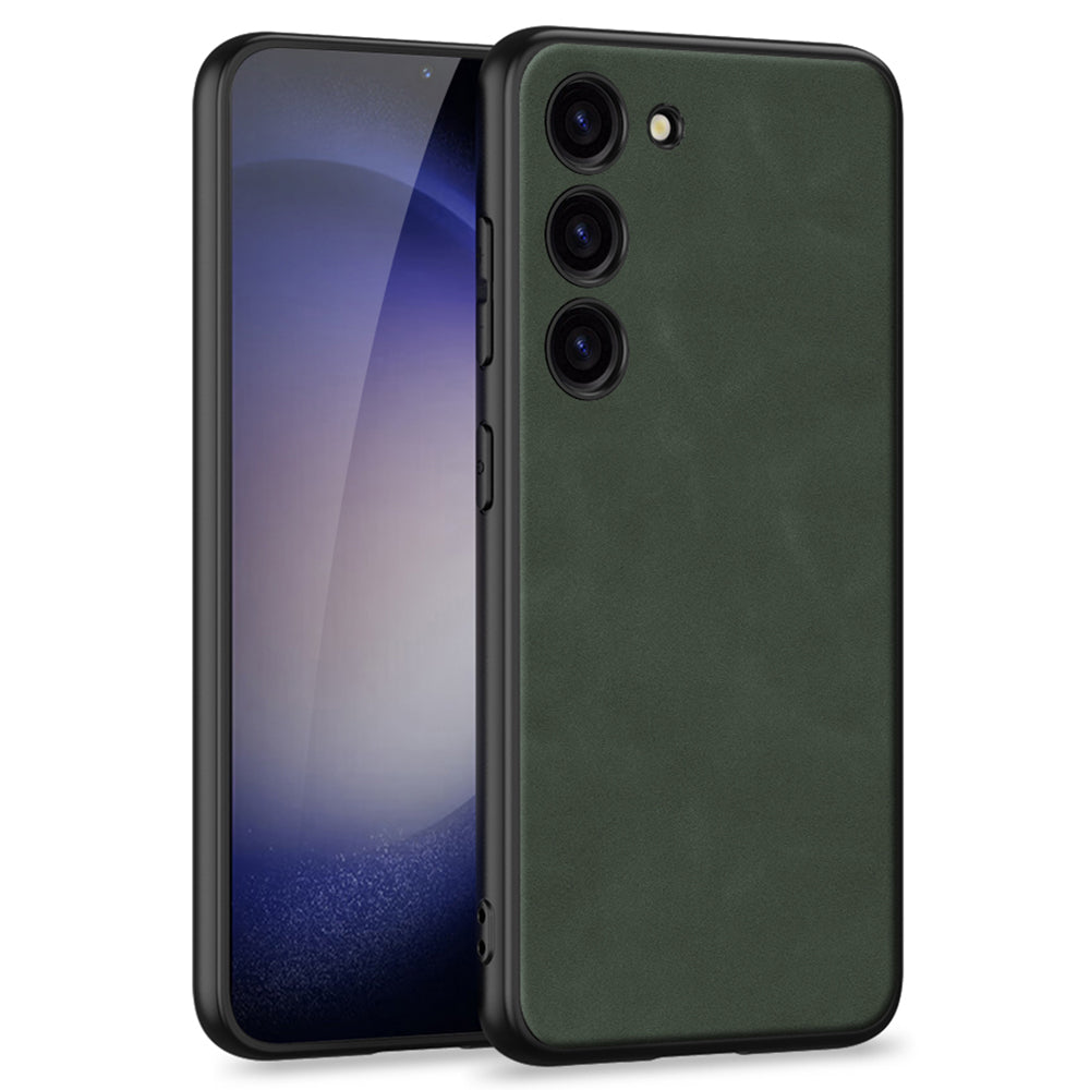 GKK pro Samsung Galaxy S23 matné pouzdro na telefon zadní kryt TPU rámu s koženým povrchem GKK pro Samsung Galaxy S23 matné pouzdro na telefon zadní kryt TPU rámu s koženým povrchem